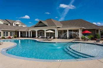 Resort-style swimming pool